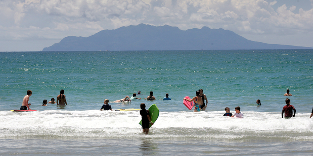 Auckland Council has assessed the quality of more than 180 beaches and freshwater sites in the region ahead of the holiday season and found that only a few are unsafe to swim at. Photo / HOS