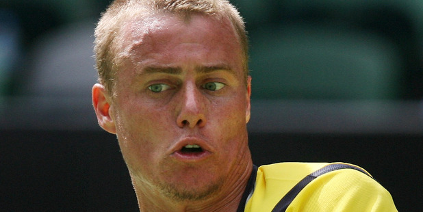 Australian tennis player Lleyton Hewitt. Photo / Greg Bowker