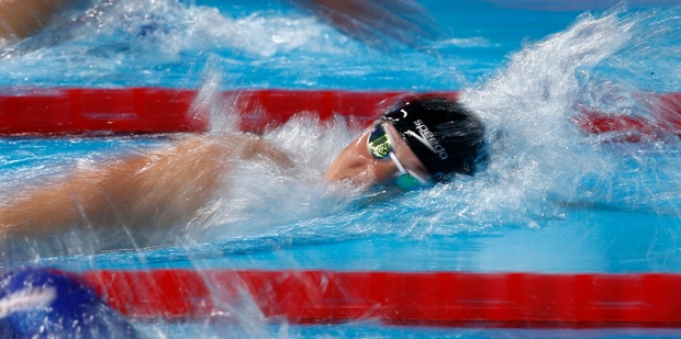 Lauren Boyle won three bronze medals at the world championships in Barcelona. Photo / AP