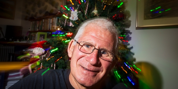 Ken Samson, City Mission volunteer and lover of Christmas. Photo / Michael Craig