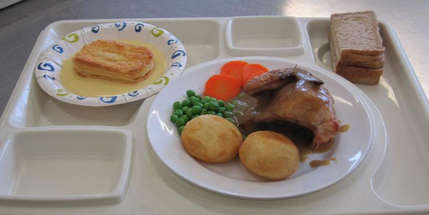An example of what prisoners will be eating on Christmas Day. Photo / Department of Corrections