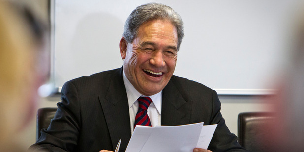 Winston Peters. Photo / Glenn Taylor