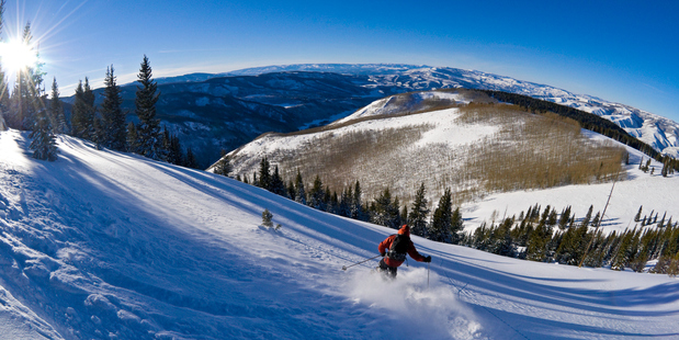 Sunset skiing at Beaver Creek Resort in Colorado. Photo / Thinkstock