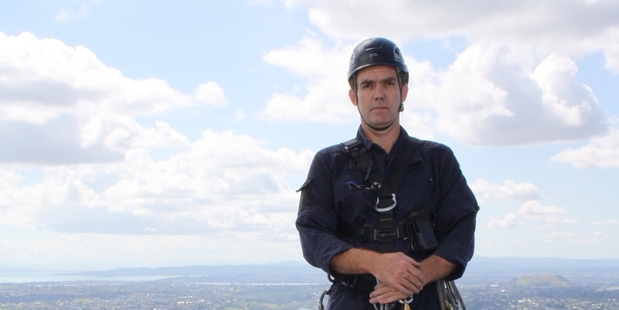 Paul Novella likes seeing people focus on the Sky Tower on New Year's Eve.