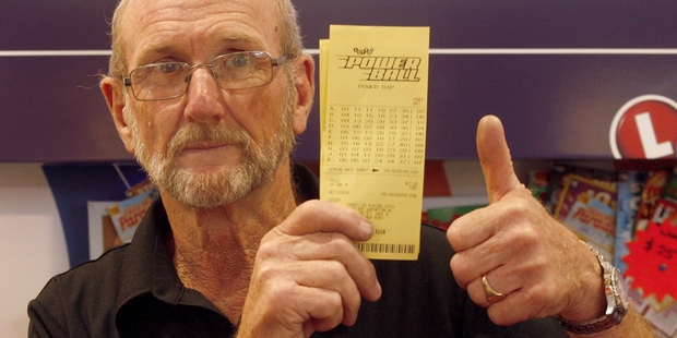 LUCKY LAD: Maurice Parker, Bayfair Lotto owner, has further cemented his store's reputation as the region's luckiest by selling another first-division winning ticket in less than a month.PHOTO/GEORGE NOVAK