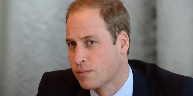 Prince William, Duke of Cambridge at Birmingham Library, England. Photo / Getty Images