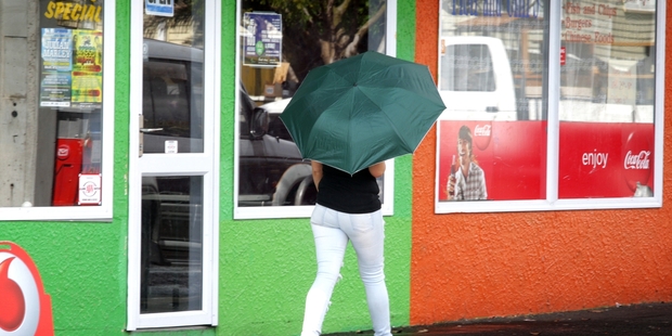 The mother who protected her 2-year-old son from being snatched at the Puriri St shops on Sunday. Photo/Bevan Conley