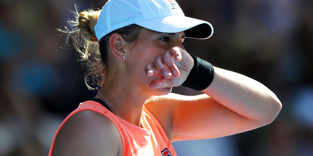 Marina Erakovic has suffered first-round losses in the singles and doubles of the ASB Classic. Photo / Brett Phibbs