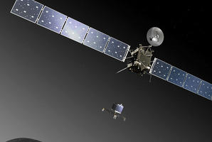The Rosetta orbiter will send its Philae lander on to the surface of its target comet. Photo / AP
