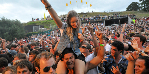 The popular three-day Rhythm and Vines music festival at Gisborne will see the population increase by about 17,000. Photo / APNZ