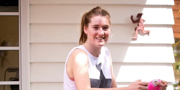 Alice Mooney is recovering at home and is grateful for the helicopter service after being crushed by a horse on November 23. Photo / Dean Purcell