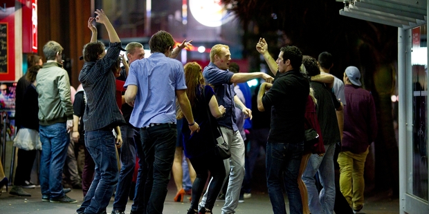 Turning all the boozers out on to the streets at the same time ... yes, that's a good idea. Photo / Dean Purcell