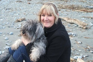 Debby Lange and dog Zeta. Photo / Debby Lange