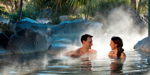 SOAKING: Rotorua geothermal hot pools are renowned for therapeutic qualities. PHOTO/FILE