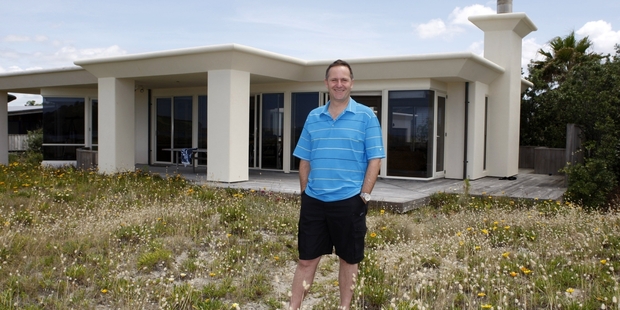 John Key's beach property at Omaha is now worth more than $3 million. Photo / APN
