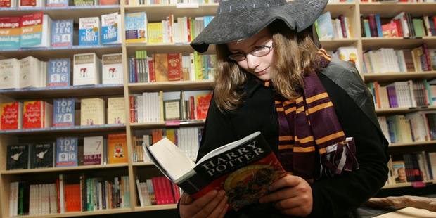 J.K Rowling's Harry Potter books once dominated the children's book-lending charts. Photo / Getty Images