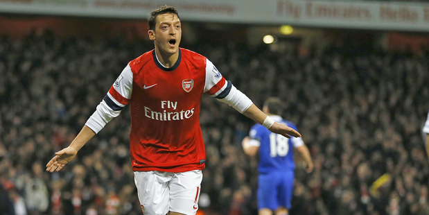 Mesut Ozil's arrival, and the form of Aaron Ramsey, have provided the skill and goals for Arsenal. Photo / AP