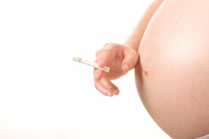 An Aussie TV personality has raised the issue of smoking while pregnant.Photo / Thinkstock