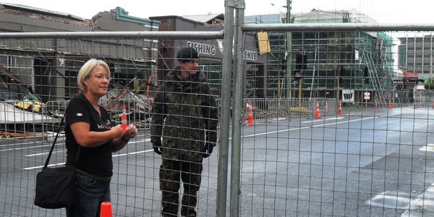 Outside Innovative Travel in the Red Zone. So near yet so far. Photo / Supplied