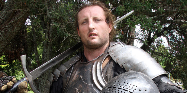 Charlie Tapsell will run for 5km in 40kg of armour. Photo / Supplied