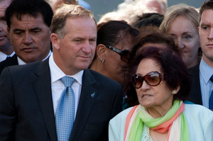 PM John Key worked out a while ago that walking away from Waitangi was not possible. Photo / Sarah Ivey