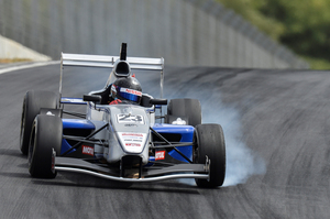 British driver Jann Mardenborough is the leading rookie in the TRS and will attract plenty of attention at Manfeild this weekend. Photo / Bruce Jenkins