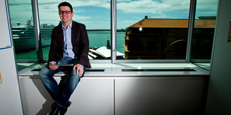 App designer Rod Macfarlane who has developed an 8mm movie app. Photo / NZH