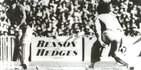 The infamous underarm bowling incident of 1981. Photo / NZ Herald