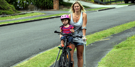 Angela and Jaime Munro were attacked by a dog. Photo / Stuart Munro