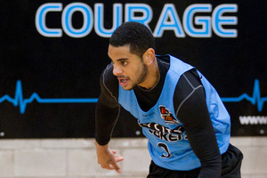 Back from the cold, Corey Webster has repaid the Breakers' reinstatement with impressive performances. Photo / Greg Bowker