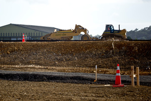 The site of the new PPP School prior to being built at Hobsonville Point. Photo / Dean Purcell