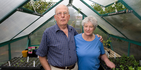 Rowland Crone and his wife Marvyn invested $70,000 in Strategic Finance. Photo / Mark Mitchell