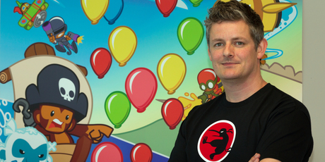 Chris Harris, managing director and owner of Kaiparasoft Ltd, a computer gaming developer. The company runs the Ninjakiwi games site. Photo / NZH