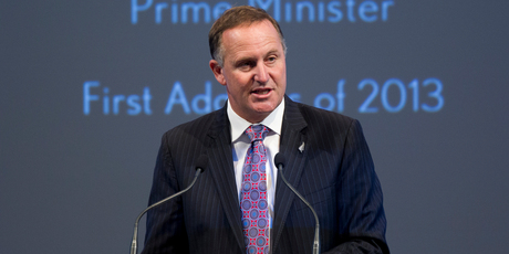 Prime Minister John Key said the Government would continue spending significant sums. Photo / Brett Phibbs