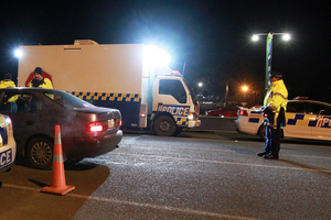 The woman was caught driving with a breath-alcohol level of 801 micrograms per litre of breath - double the legal limit of 400mcg. Photo / APN