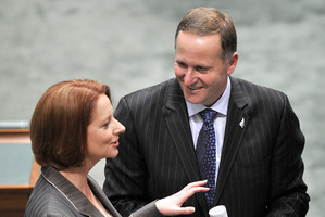 John Key and Julia Gillard are holding their annual talks in Queenstown this weekend. Photo / NZPA