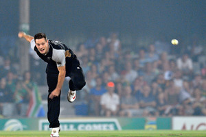 New Zealand's Mitchell McClenaghan says he won't be resting on his laurels. Photo / AFP