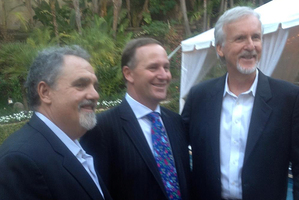 Mr Key's trip to Hollywood came amid political heat over the Kim Dotcom case. Photo / Supplied