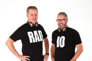 Paul Ego and Jeremy Corbett - stars of The Radio. Photo / Supplied