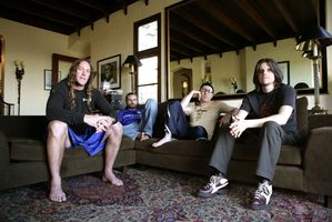 Danny Carey (left), Justin Chancellor, Maynard James Keenan and Adam Jones, Photo / Supplied