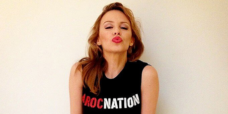 Kylie Minogue has announced her signing with Roc Nation.