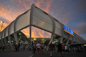 Skilled Park, the home of the Gold Coast Titans. Photo / Getty Images