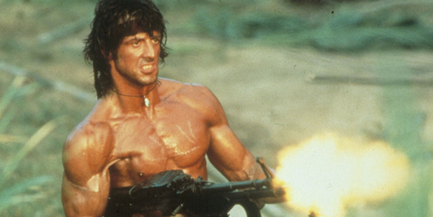 Sylvester Stallone in Rambo. Photo/supplied