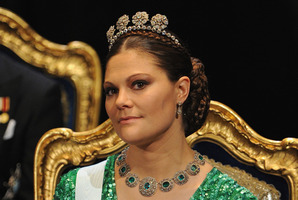 Crown Princess Victoria of Sweden has caused a stir after handing out the country's Gay of the Year award.Photo / Getty