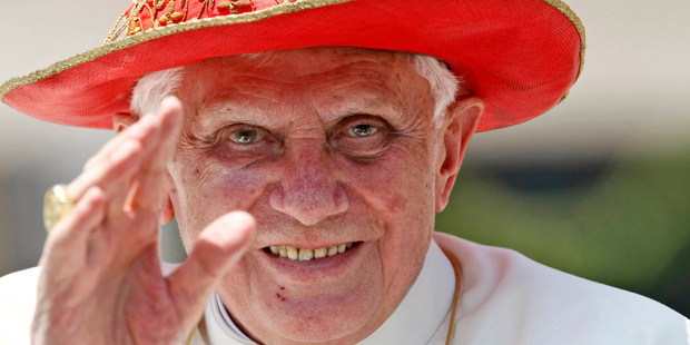 Pope Benedict XVI's secret heart surgery has been unveiled. Photo / AP