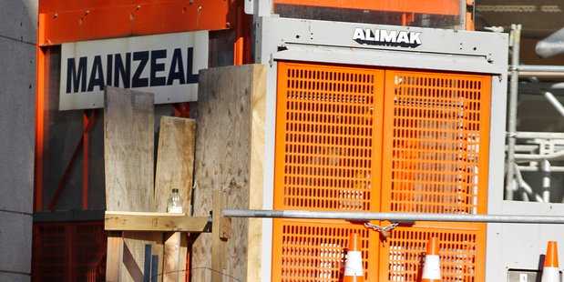 The crash of Mainzeal spells trouble for projects like Shed 10 at Queens Wharf. Photo / APN
