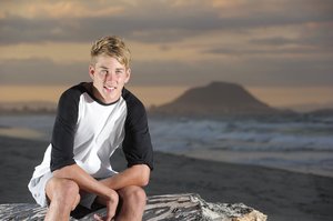 Josh Jarvis saved a life while training on the beach. Photo / APN