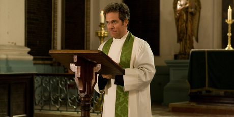 Tom Hollander stars in the second series of Rev on UKTV. Photo / Supplied