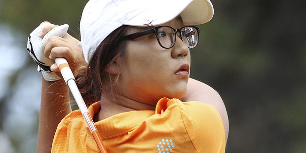 Lydia Ko putts on the 15th hole during day two of the ISPS Handa Australian Open. Photo / Getty Images