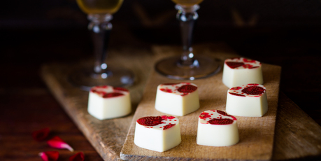 Strawberry Balsamic Valentine's chocolates $2.20 each from Colestone Chocolates. Photo / NZH